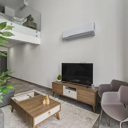 Globalstay Iskele Modern Loft In La Joya - Near Beach & Casino Apartman Ájosz Efsztáthiosz